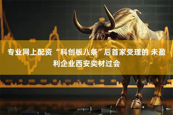 专业网上配资 “科创板八条”后首家受理的 未盈利企业西安奕材过会