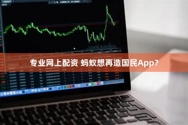 专业网上配资 蚂蚁想再造国民App？