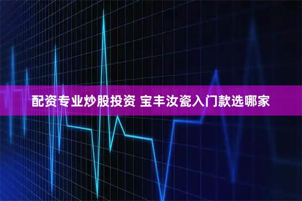 配资专业炒股投资 宝丰汝瓷入门款选哪家