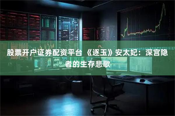 股票开户证券配资平台 《逐玉》安太妃：深宫隐者的生存悲歌